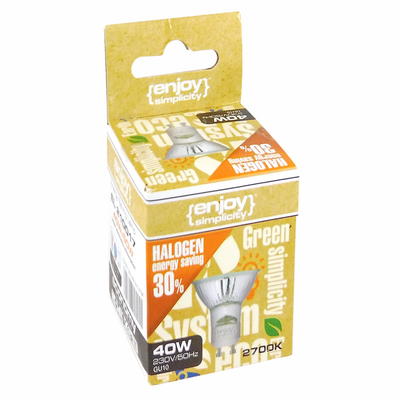 El210017 | Gu10 Halogen|40w(>50w)|2700k|280lm|{enjoysimplicity}™