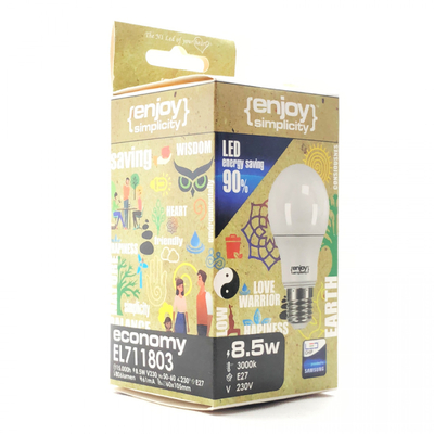 El711470 | led A60|4.9w(>40w)ε27|2700k|470lm|enjoysimplicity™