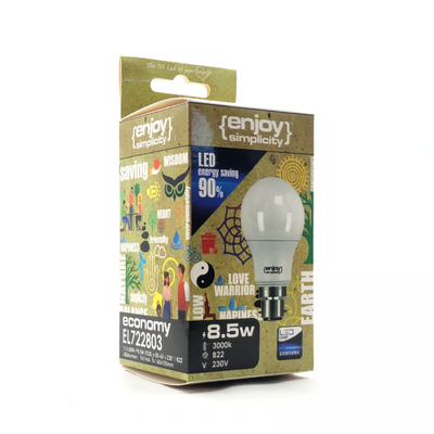 El722802 | led A60|8w(>60w)b22|2700k|806lm|{enjoysimplicity}™