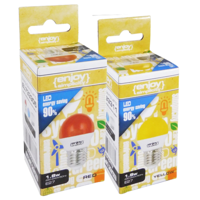 El733305 | led ρ45 Κοκκινο |1.8w(19w) Ε27|{enjoysimplicity}™