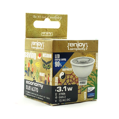 El818704 | led Gu5.3 Mr16|ac/dc12v|7.9w(>87w)|4000k|675lm|36°|{enjoysimplicity}™