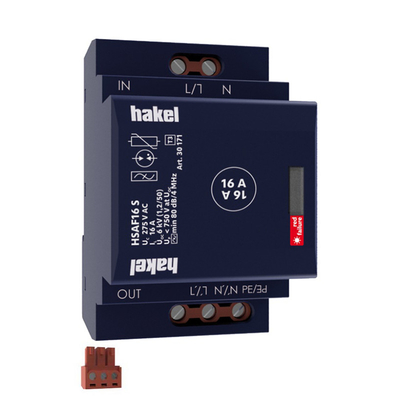 30171 | HSAF16 S | SPD T3 | ΑΠΑΓΩΓΕΙΣ YΠΕΡΤΑΣΕΩΝ ΜΕ ΦΙΛΤΡΑ EMI/RFI ΓΙΑ ΠΡΟΣΤΑΣΙΑ ΗΛΕΚΤΡΟΝΙΚΟΥ ΕΞΟΠΛΙΣΜΟΥ ΗΧΟΣΥΣΤΗΜΑΤΩΝ & ΙΑΤΡΙΚΟΥ ΕΞΟΠΛΙΣΜΟΥ Hakel®