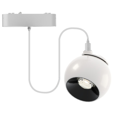 EL183425 | LED SPOT ΑΛ/ΝΙΟΥ ΓΙΑ ΜΑΓΝΗΤΙΚΕΣ ΜΟΝΟΦΑΣΙΚΕΣ ΡΑΓΕΣ|ΕΡΑΤΩ|12W|4000k|1200lm|36°|114.5xΦ100xh1000|ΛΕΥΚΟ|{enjoySimplicity}™
