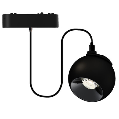EL183426 | LED SPOT ΑΛ/ΝΙΟΥ ΓΙΑ ΜΑΓΝΗΤΙΚΕΣ ΜΟΝΟΦΑΣΙΚΕΣ ΡΑΓΕΣ|ΕΡΑΤΩ|12W|4000k|1200lm|36°|114.5xΦ100xh1000|ΜΑΥΡΟ|{enjoySimplicity}™