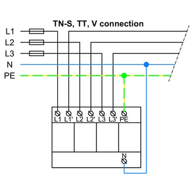 10454 | HLSA25-275/3+1 | SPD T1+T2+T3  | ΑΝΤΙΚΕΡΑΥΝΙΚΟ ΠΑΛΜΙΚΟΥ ΡΕΥΜΑΤΟΣ & ΠΡΟΣΤΑΤΕΥΤΙΚΟ ΥΠΕΡΤΑΣΗΣ | Hakel®
