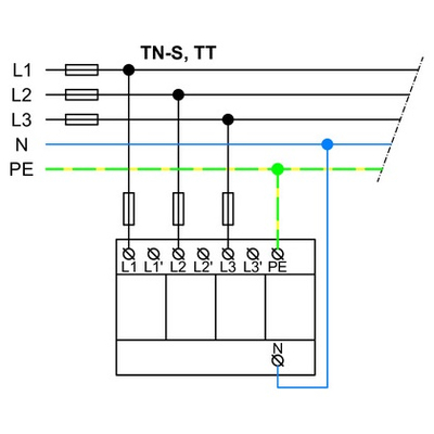10454 | HLSA25-275/3+1 | SPD T1+T2+T3  | ΑΝΤΙΚΕΡΑΥΝΙΚΟ ΠΑΛΜΙΚΟΥ ΡΕΥΜΑΤΟΣ & ΠΡΟΣΤΑΤΕΥΤΙΚΟ ΥΠΕΡΤΑΣΗΣ | Hakel®