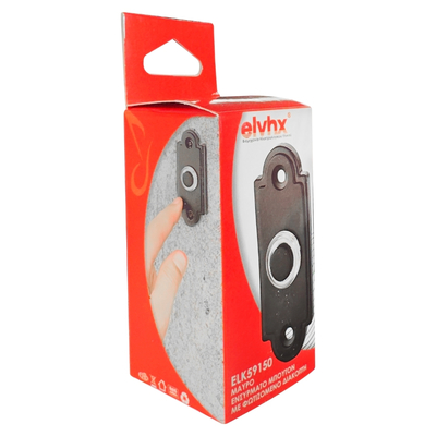 ELK59150 | ΕΝΣΥΡΜΑΤO ΜΠΟΥΤΟΝ ΚΟΥΔΟΥΝΙΟΥ |  ΜΑΥΡΟ | Μ3cm﻿ x Υ8cm﻿ x Π2﻿cm﻿