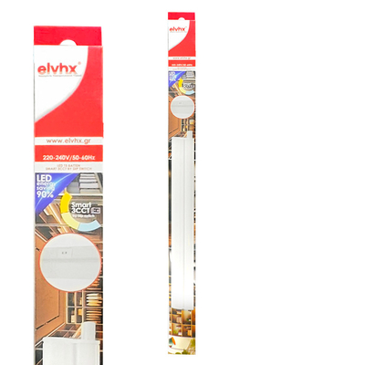 EL199413 | LED T5 Batten 12W|1200lm|3CCT3000-4000-6500k by Dip switch|887x22.5xh36mm|{enjoysimplicity}™+cable 1mt+cable 15cm