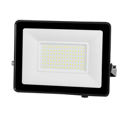 ELF11004 | LED 100W|4000k|8000lm FLOODLIGHT CAST ALUM.100-265V~IP65 GLASScover|BLACK|{enjoysimplicity}™