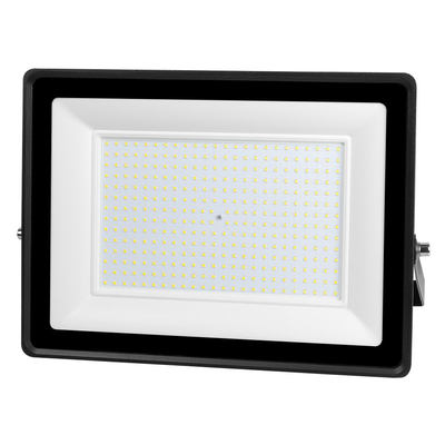 ELF13006 | LED 300W|6500k|24000lm FLOODLIGHT CAST ALUM.100-265V~IP65 GLASScover|BLACK|{enjoysimplicity}™