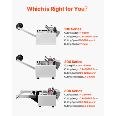 VEVOR Auto Heat-Shrink Tube Cutter High Speed ​​Cable Cutter Cutter Tube Machine