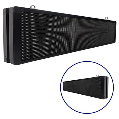 Αδιάβροχη Κυλιόμενη Επιγραφή SMD LED 230V USB & WiFi Πράσινη Διπλής Όψης 168x40cm GloboStar 90124