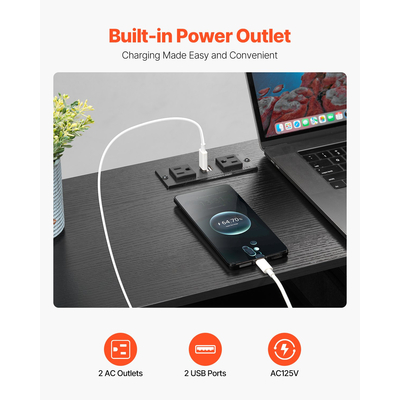 Συρταριέρα υφασμάτινη VEVOR 10 με φώτα LED ανοιχτής αποθήκευσης και έξοδο μαύρο