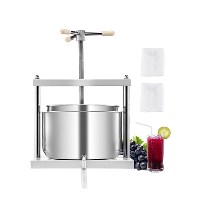 Εγχειρίδιο VEVOR Fruit Wine Press for Wine Making 3,17 Gal/12L από ανοξείδωτο χάλυβα