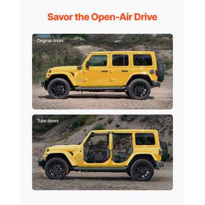 VEVOR 4-Door Jeep Tube Doors Jeep Tubular Door για 2007-2018 Jeep Wrangler JK