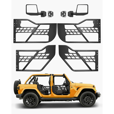 VEVOR 4-Door Jeep Tube Doors Jeep Tubular Door για 2018-2024 Jeep Wrangler JL