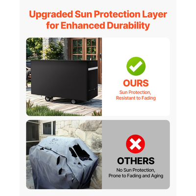 VEVOR 59 ιντσών κάλυμμα ψησταριάς Heavy Duty BBQ Gas Grill Cover Outdoor Waterproof