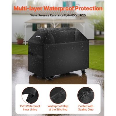 VEVOR 52 ιντσών κάλυμμα ψησταριάς Heavy Duty BBQ Gas Grill Cover Outdoor Waterproof