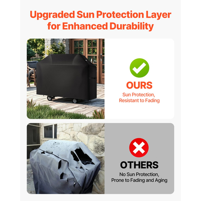 VEVOR 52 ιντσών κάλυμμα ψησταριάς Heavy Duty BBQ Gas Grill Cover Outdoor Waterproof