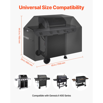 VEVOR 65 ιντσών κάλυμμα ψησταριάς Heavy Duty BBQ Gas Grill Cover Outdoor Waterproof