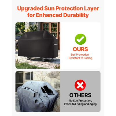 VEVOR 65 ιντσών κάλυμμα ψησταριάς Heavy Duty BBQ Gas Grill Cover Outdoor Waterproof