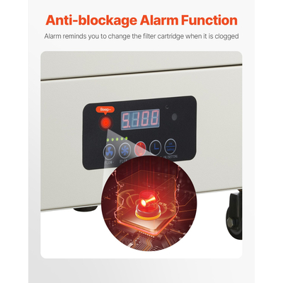 VEVOR Solder Fume Extractor 459 m³/h 280W κινητήρας χωρίς ψήκτρες με ταχύτητα 10 επιπέδων