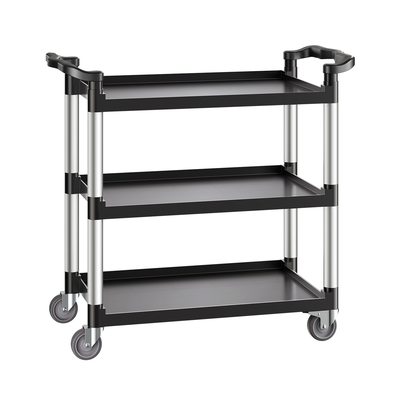 VEVOR Heavy Duty Utility Cart 500 lbs Χωρητικότητα 3-επιπέδων καλάθι σέρβις με ρόδες