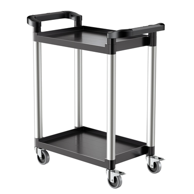 VEVOR Heavy Duty Utility Cart 300 lbs Χωρητικότητα 2-επιπέδων καλάθι σέρβις με ρόδες