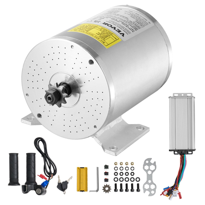 VEVOR 2000W Electric Brushless DC Motor Kit 48V 4300rpm Motor & Speed ​​Controller