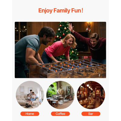 VEVOR 137,1 cm Τραπέζι Air Hockey 3-σε-1 Air Powered Combo Τραπέζι Πινγκ πονγκ Ποδοσφαίρου