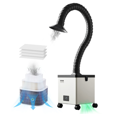 VEVOR Solder Fume Extractor 85W Brushless Απορροφητής καπνού με φίλτρα 3 σταδίων