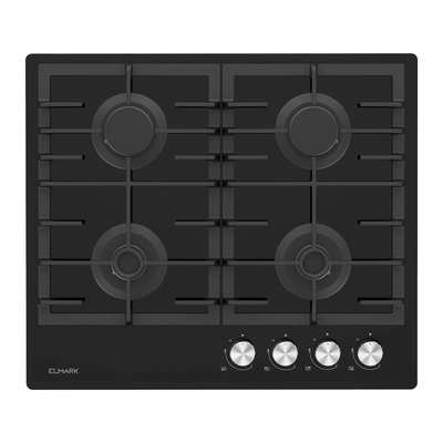 ELMARK EL-60GH096 GLASS GAS HOB 60CM