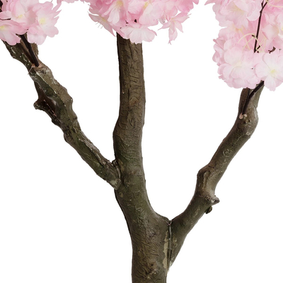 GloboStar® Artificial Garden PINK CHERRY BLOSSOM TREE 20678 Τεχνητό Διακοσμητικό Δέντρο Ροζ Άνθος Κερασιάς Υ200cm
