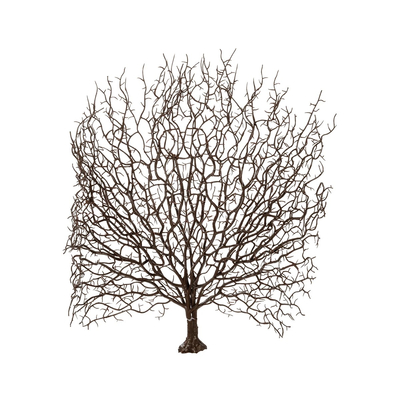 GloboStar® Artificial Garden BROWN COLAR BRANCH 21467 Τεχνητό Διακοσμητικό Κλαδί Καφέ Koράλι Y49cm
