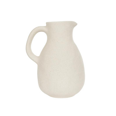 GloboStar® Artificial Garden ARMENOVILLE 215063 Διακοσμητικό Κεραμικό Βάζo Μπέζ Φ18 x Υ33 cm