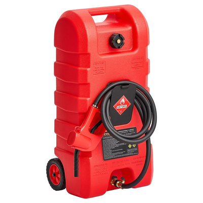 Φορητό ρεζερβουάρ καυσίμου VEVOR Fuel Caddy 15 γαλονιών με λειτουργίες βαρύτητας και χειροκίνητης αντλίας