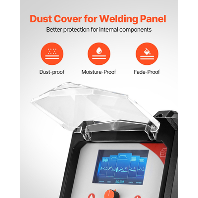 VEVOR TIG Welder 6-in-1 AC/DC Welding Machine Pulse Spot MMA Stick IGBT LED