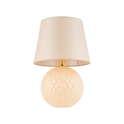 TK LIGHTING TABLE LAMP SANTANA 5591 1XE27 ECRU