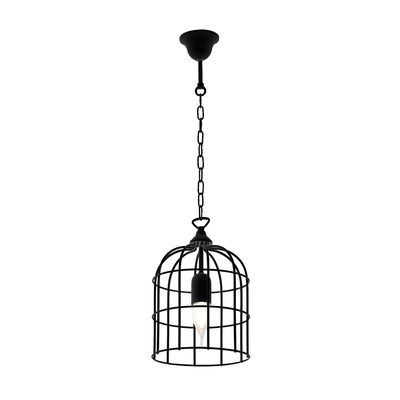 CAGE ΚΡΕΜΑΣΤΟ ΦΩΤΙΣΤΙΚΟ 1xE27 ΜΑΥΡΟ