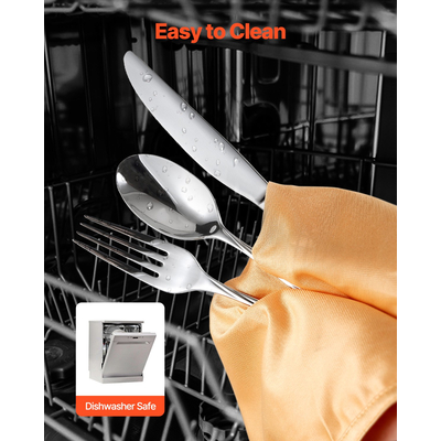 Σετ μαχαιροπίρουνα VEVOR 30 τεμαχίων Ανοξείδωτα μαχαιροπίρουνα μαχαιροπίρουνα μαχαιροπήρουνα για 6