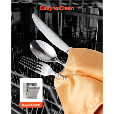 Σετ μαχαιροπίρουνα VEVOR 65 τεμαχίων από ανοξείδωτα μαχαιροπίρουνα μαχαιροπίρουνα μαχαιροπίρουνα για 12