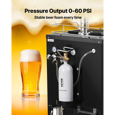 Δεξαμενή VEVOR CO2 Κύλινδρος από κράμα αλουμινίου 4,41 lbs με βαλβίδα DIN477 TUV Εγκεκριμένο