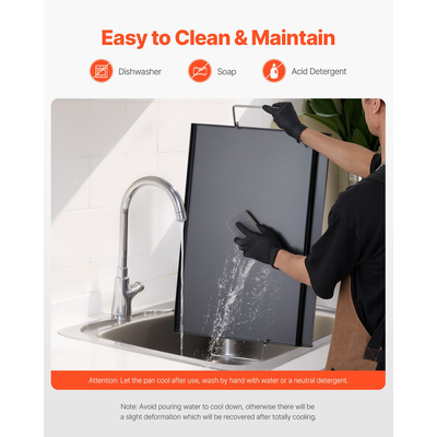 VEVOR 24x16 σε επίπεδη επάνω σχάρα από ανθρακούχο χάλυβα γενικής χρήσης ψησταριά μπάρμπεκιου Μαγειρικά σκεύη