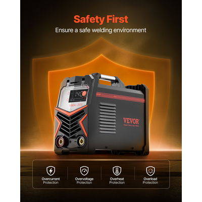 VEVOR TIG Welder 2-in-1 Welding Machine Lift MMA Stick Arc IGBT Hot Start LED