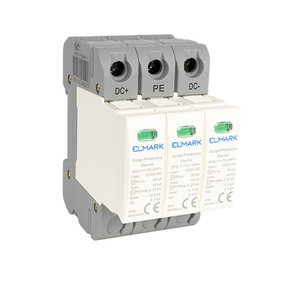 ΑΝΤΙΚΕΡΑΥΝΙΚΑ T1+T2 3P SPD DC 1500V 12.5kA