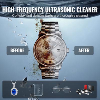 3L Ultra Sonic Cleaner Cleaner Machine with Basket Heater and Timer 120W
