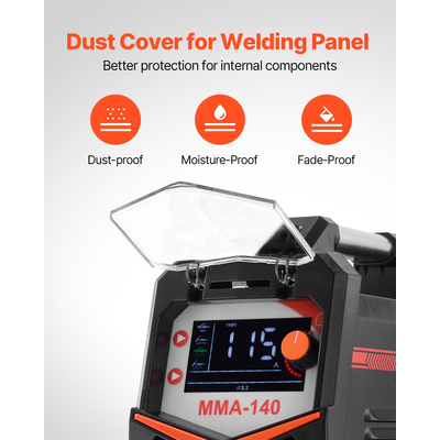 VEVOR TIG Welder 4-in-1 Welding Machine Pulse MMA Lift STICK IGBT Inverter LED