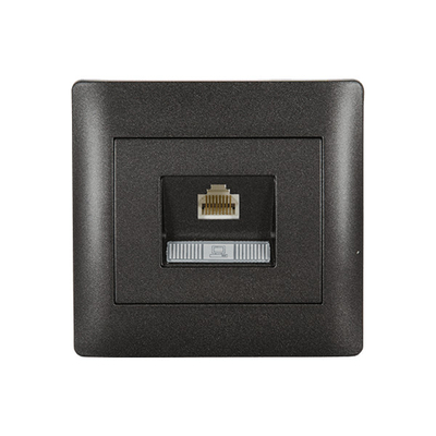RHYME ΠΡΙΖΑ ΤΗΛΕΦΩΝΟΥ RJ45(CAT6E) ΓΡΑΦΙΤΗΣ ΜΕΤΑΛΛΙΖΕ