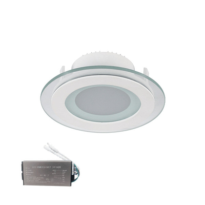 LED ΠΑΝΕΛ ΣΤΡΟΓΓΥΛΟ ΜΕ ΓΥΑΛΙ 6W 4000K+ ΚΙΤ ΑΣΦΑΛΕΙΑΣ