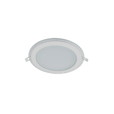 LED ΠΑΝΕΛ ΣΤΡΟΓΓΥΛΟ ΜΕ ΓΥΑΛΙ 18W 2700K